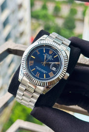 XEON RLX Day-Date - 40MM - Fluted bezel Navy Blue Dial